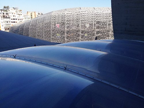 Pose de toiture ETFE (Parc des Princes, Paris)